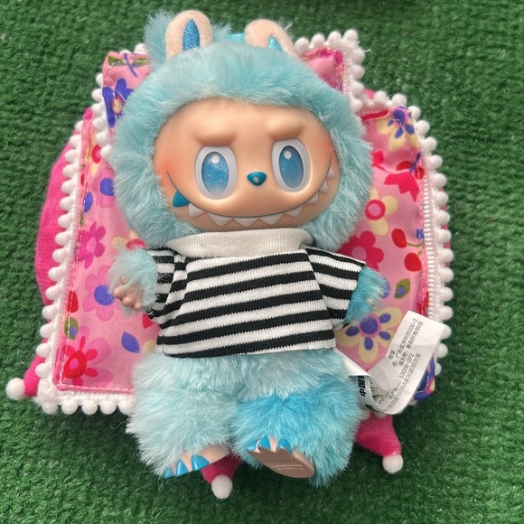 Labubu Accessories Sleeping Bag Bed Cute Comfortable Floral $13 each “orange” - Picture 3 of 8